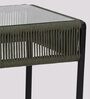 Twister Fabric Table and Chair Set in Green & Black Finish with 2 Chairs