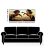 Two Brown Horses Premium Wall Painting