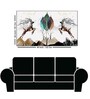 Two Deer Multicolour Canvas Art Print