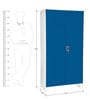 Two Door Office Almirah in Blue Colour