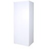 Houston Two Door Wardrobe in Black & White Colour