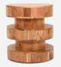 Dual End Table in Brown Colour