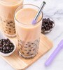 Two Tone Purple & Silver Stainless Steel (Set of 3) Pocket Straw