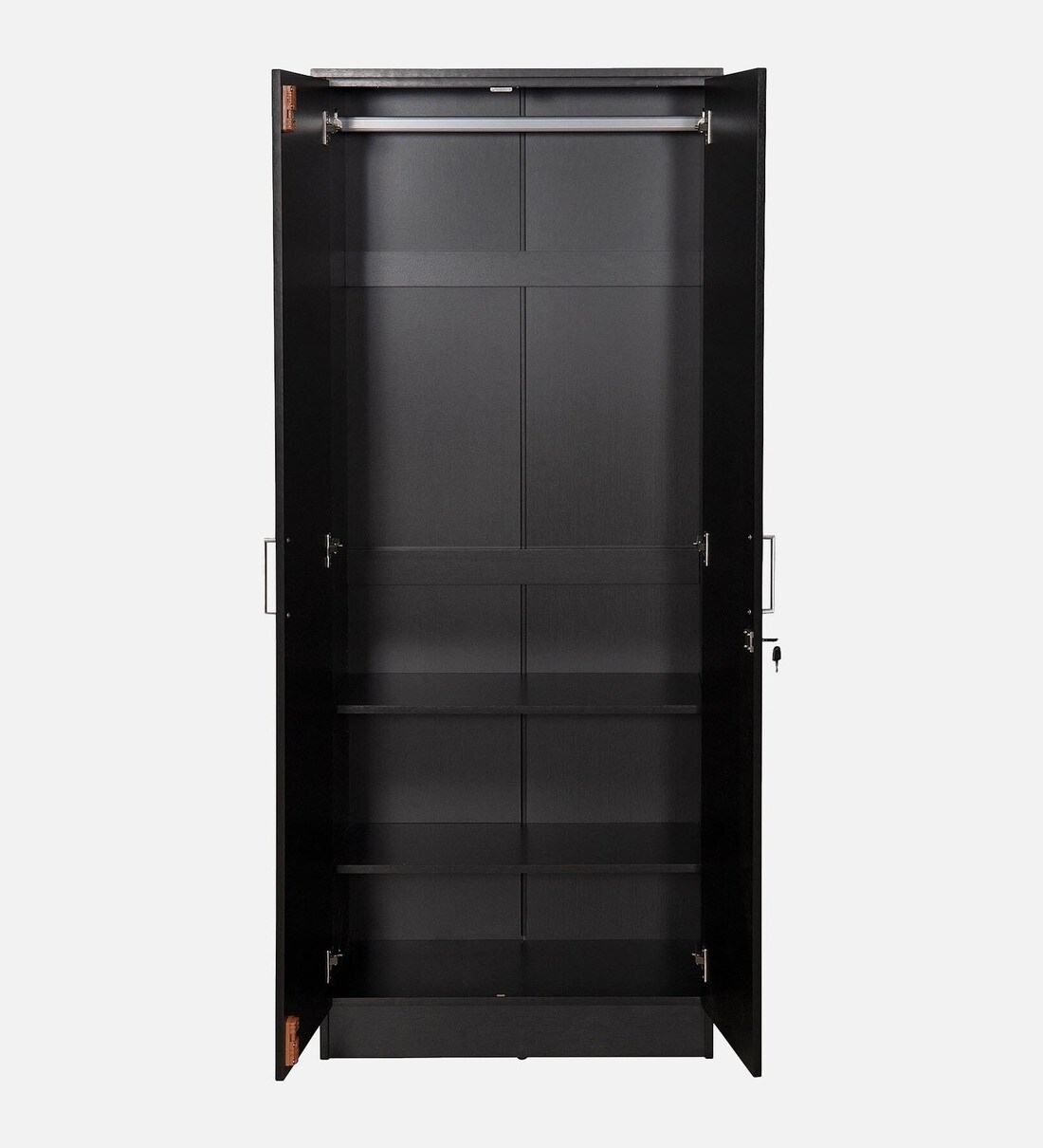 Buy Tychee 2 Door Wardrobe in Wenge Finish By Mintwud Online 2 Door Wardrobes Wardrobes