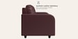 Tycoon Synthetic Leather 2 Seater Sofa in Burgandy Colour