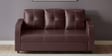 Tycoon Synthetic Leather 3 Seater Sofa in Burgandy Colour