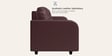Tycoon Synthetic Leather 3 Seater Sofa in Burgandy Colour