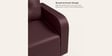 Tycoon Synthetic Leather 3 Seater Sofa in Burgandy Colour