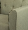 Tyler 1 Seater Sofa Chair With Upholstery In Olive Green Colour