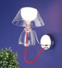 Caracas Transparent Glass Wall Sconces