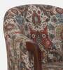 Tyne Scratch Resistant Teak Wood Arm Chair In Multicolour