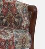 Tyne Scratch Resistant Teak Wood Arm Chair In Multicolour
