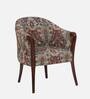 Tyne Scratch Resistant Teak Wood Arm Chair In Multicolour