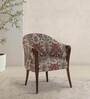 Tyne Scratch Resistant Teak Wood Arm Chair In Multicolour