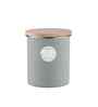 Living Grey Tea Storage Container