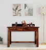 Tyumen Sheesham Wood Writing Table In Scratch Resistant Provincial Teak Finish