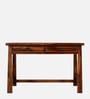 Tyumen Sheesham Wood Writing Table In Scratch Resistant Provincial Teak Finish
