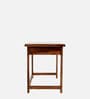Tyumen Sheesham Wood Writing Table In Scratch Resistant Provincial Teak Finish