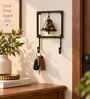 One Ghanti Grace Metal Hanging Bell Key Holder with Hook