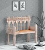Yosa Solid Wood Settee in Distress Finish