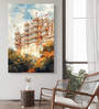 Udaipur City Palace 20inx16in Gallery Wrap Canvas Painting