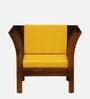Udine Sheesham Wood 1 Seater Sofa in Scratch Resistant Honey Oak Finish