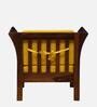 Udine Sheesham Wood 1 Seater Sofa in Scratch Resistant Honey Oak Finish