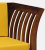 Udine Sheesham Wood 1 Seater Sofa in Scratch Resistant Honey Oak Finish