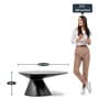 UFO Coffee Tables In Black Colour (Set of 2)