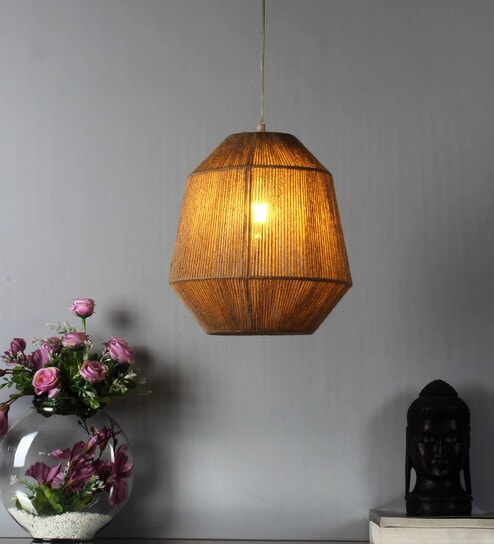 Ujjala Jute Rope Woven Pendant Light