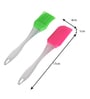 Set of 2 Silicon Spatula and Brush
