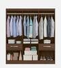 Ujisato 6 Door Wardrobe in Regato Walnut Finish