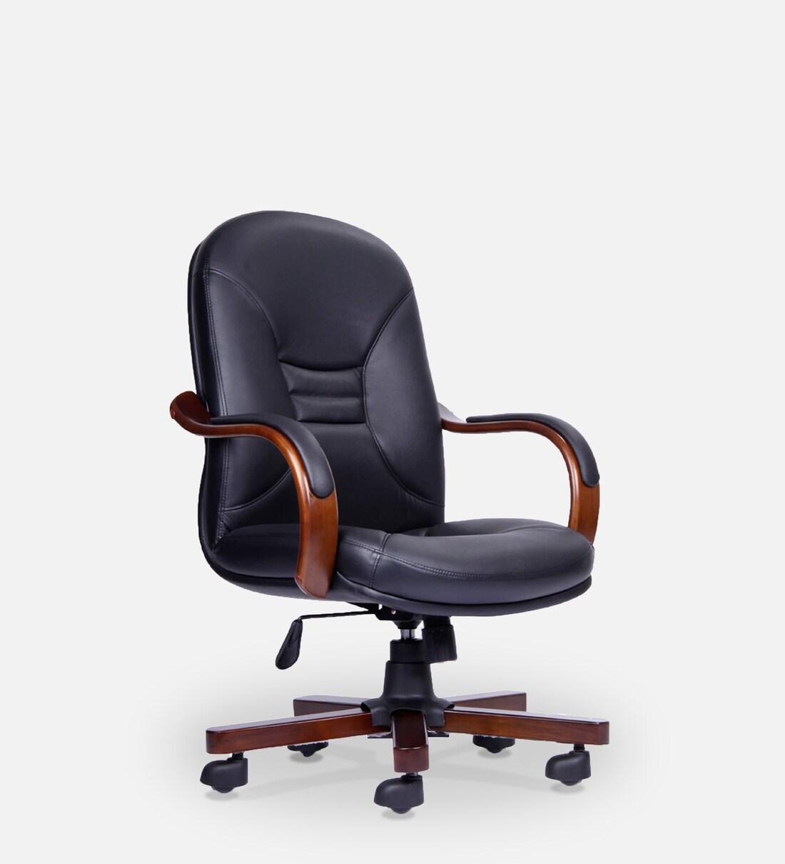 Buy Ultra High Executive Chair in Black Colour by Durian Online High