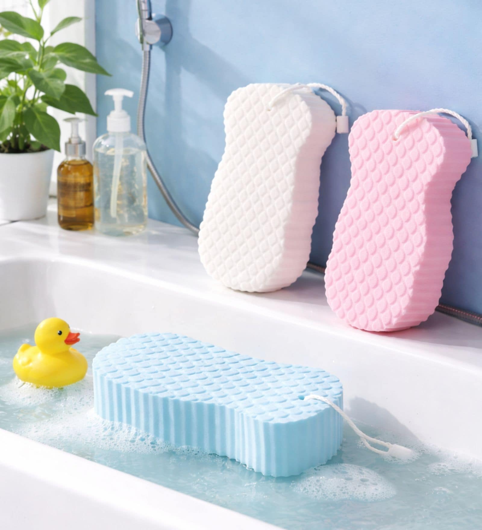 Assorted Ultra Soft Bath Body Shower Sponge