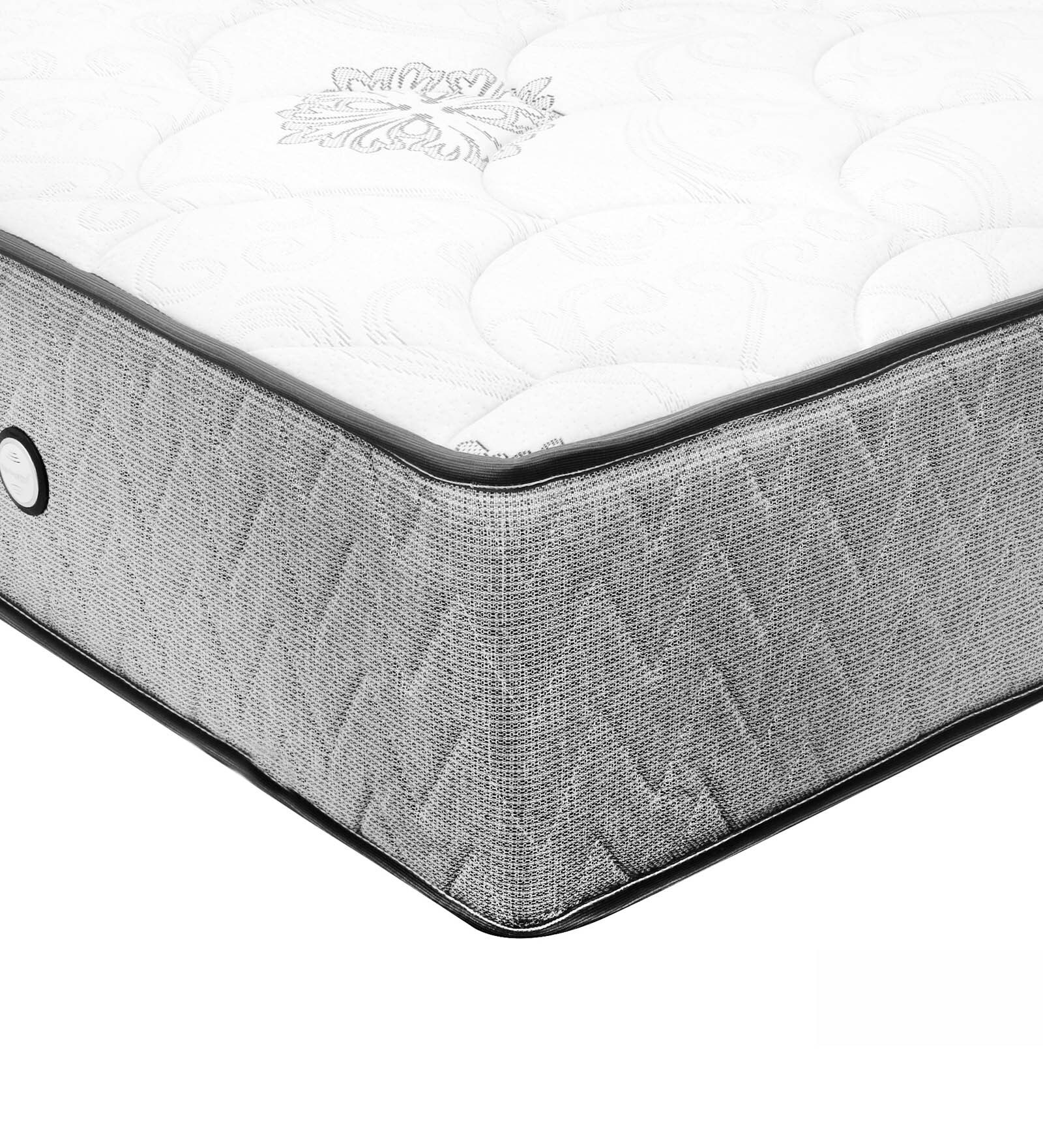 Softech Series 10 Inch King Size Pocket Spring Mattress in White & Grey Colour