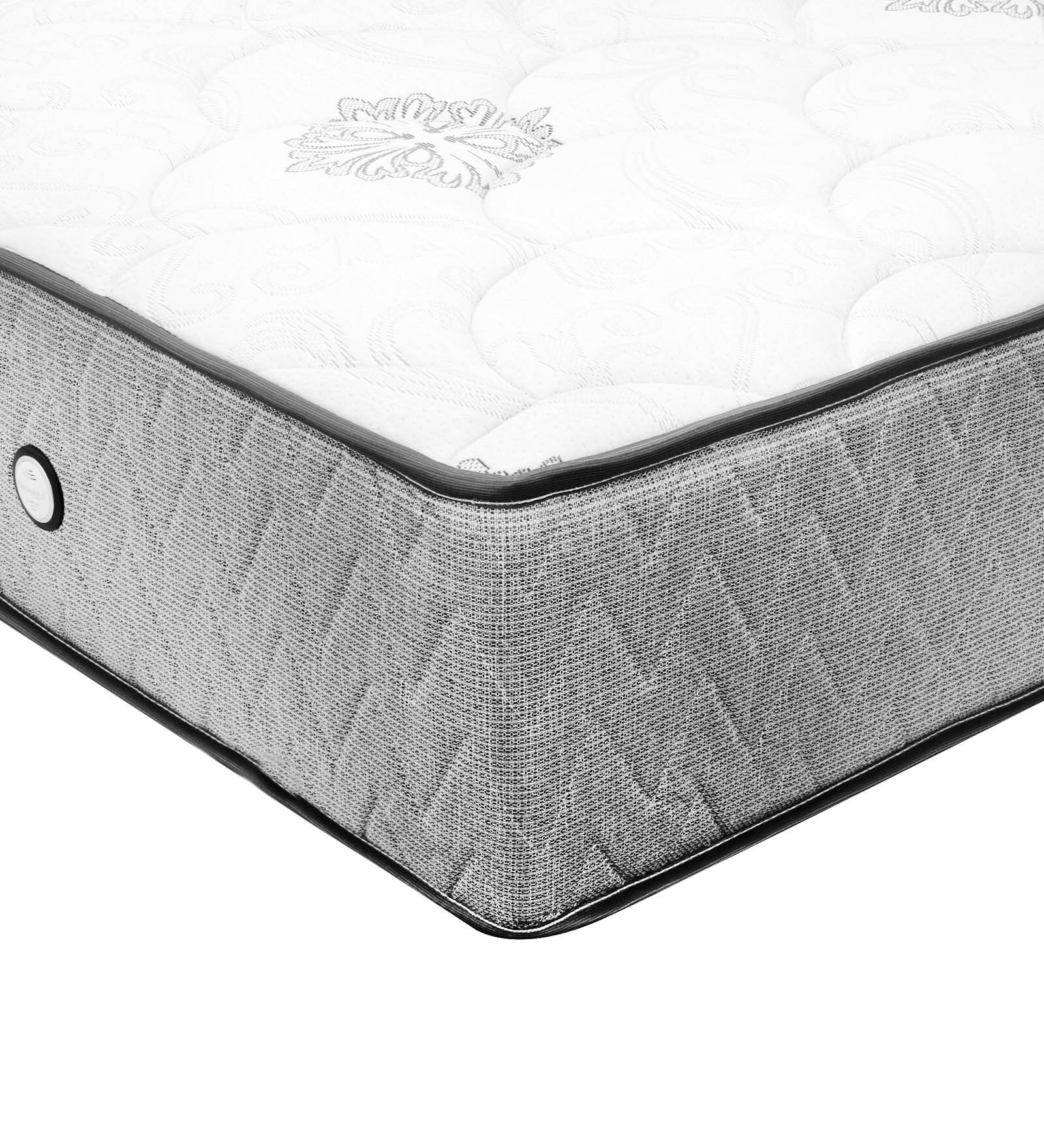 Softech Series 8 Inch Single Size Pocket Spring Mattress in White & Grey Colour Softech Series 8 Inch Single Size Pocket Spring Mattress in White & Grey Colour