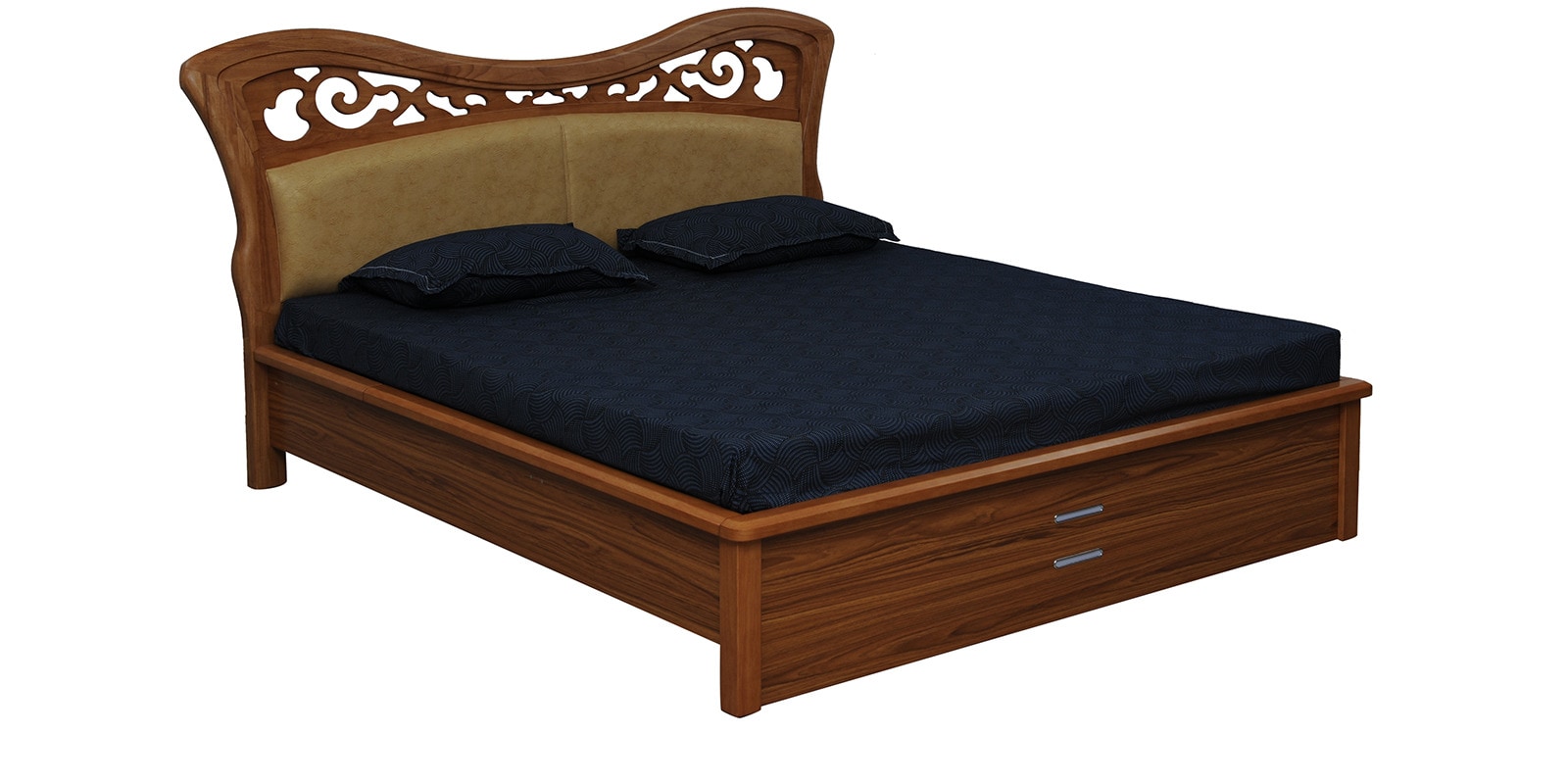 Ultra King-Size Hydraulic Bed in Maple Colour Ultra King-Size Hydraulic Bed in Maple Colour