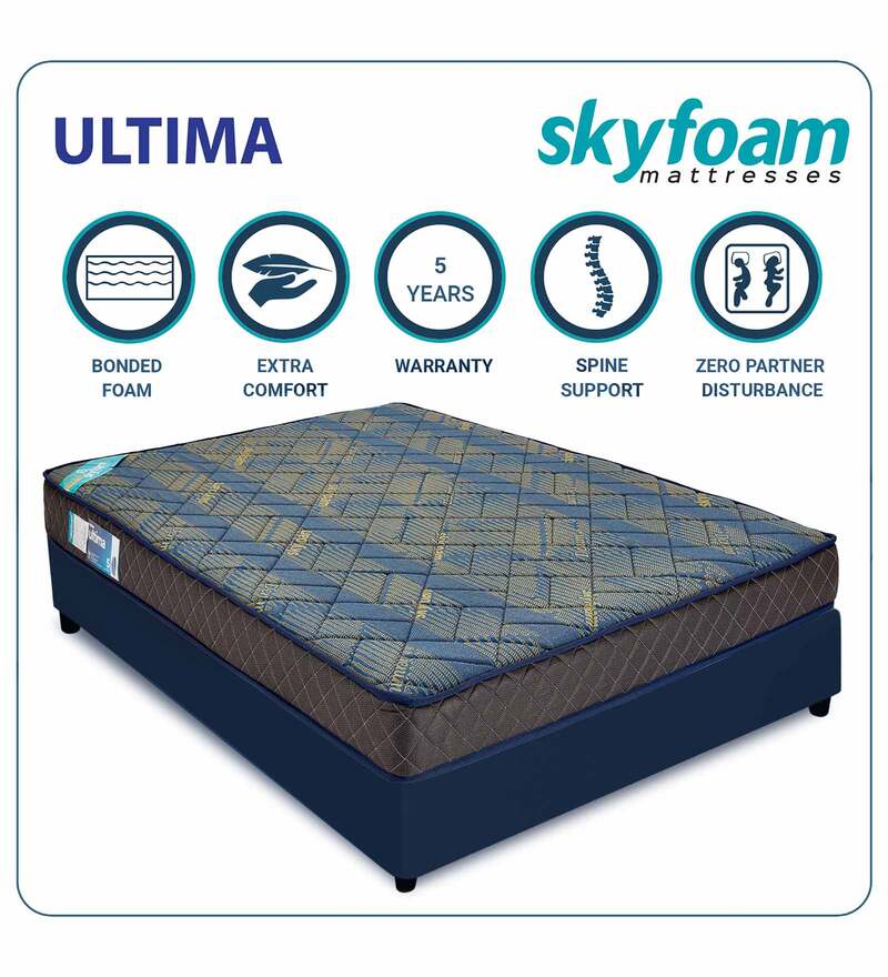 Buy Ultima 5 Inch Bonded Foam Orthopedic Zero Partner Disturbance Queen