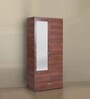 Ultima 2 Door Wardrobe in walnut Finish with Mirror