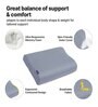 Ultimate Cervical Memory Foam 19 X 12 Inches Pillow In Grey Mesh Colour