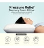 Ultimate Orthopedic & Gel Memory Foam 24 X 16 Inches Pillow In Blue & White Colour