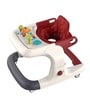 Ultra-Premium Baby Walker for Newborn in White and Red Colour