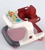Ultra-Premium Baby Walker for Newborn in White and Red Colour