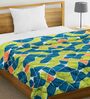 Green Polyester 100 AC Room Single Bed Comforter