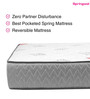Softech Series 10 Inch Single Size Pocket Spring Mattress in White & Grey Colour