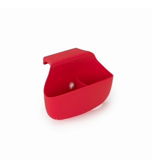 Umbra Red Flexible Plastic Side Sink Caddy