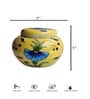 Umbre Handmade Multicolor Blue Pottery Storage Jar
