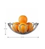 Silver Umbrella Fruit Basket