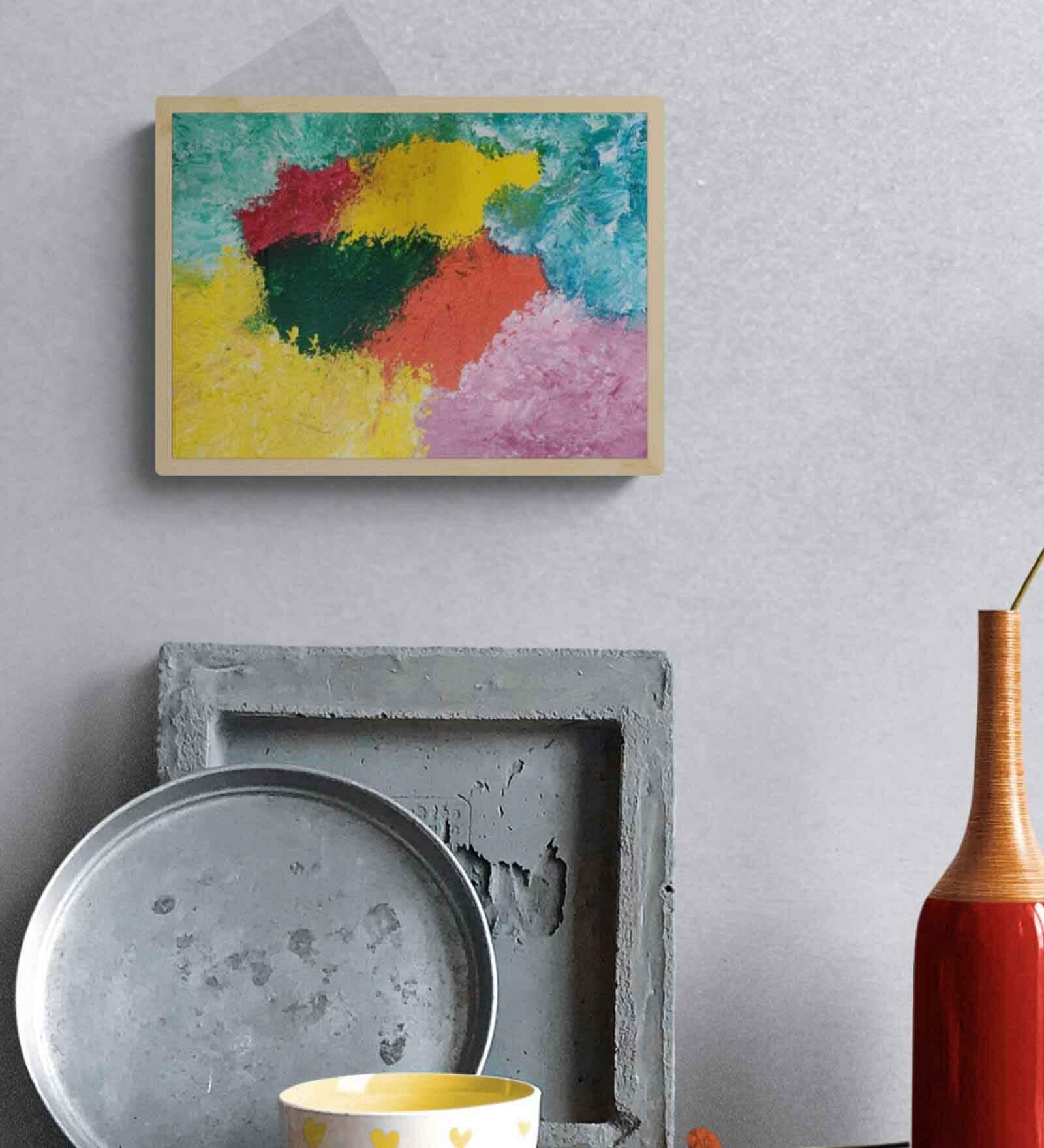 Unison Handmade Acrylic Paint On Canvas Unframed