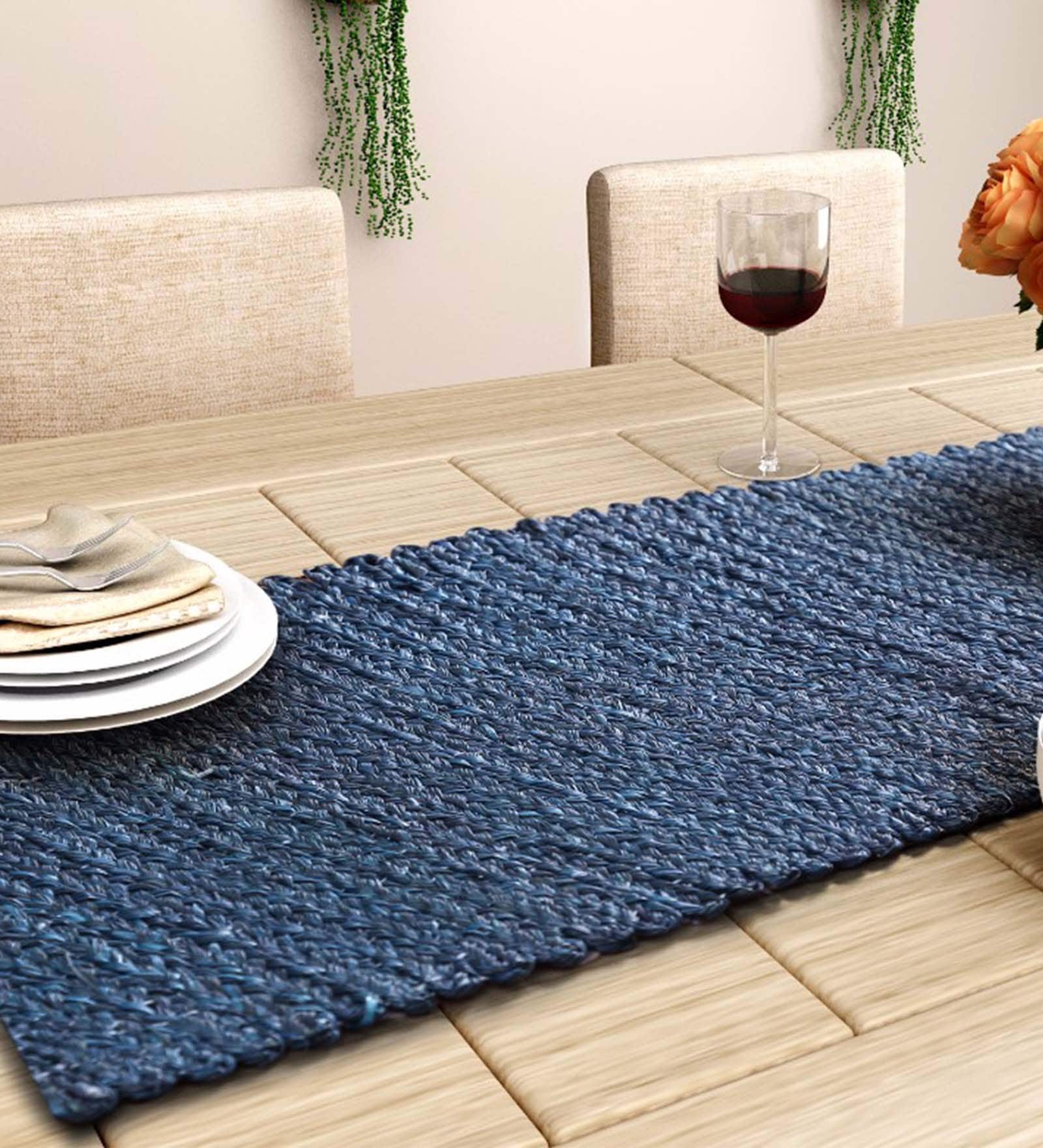 Kylo (36x12) Blue Sabai Grass Table Runner